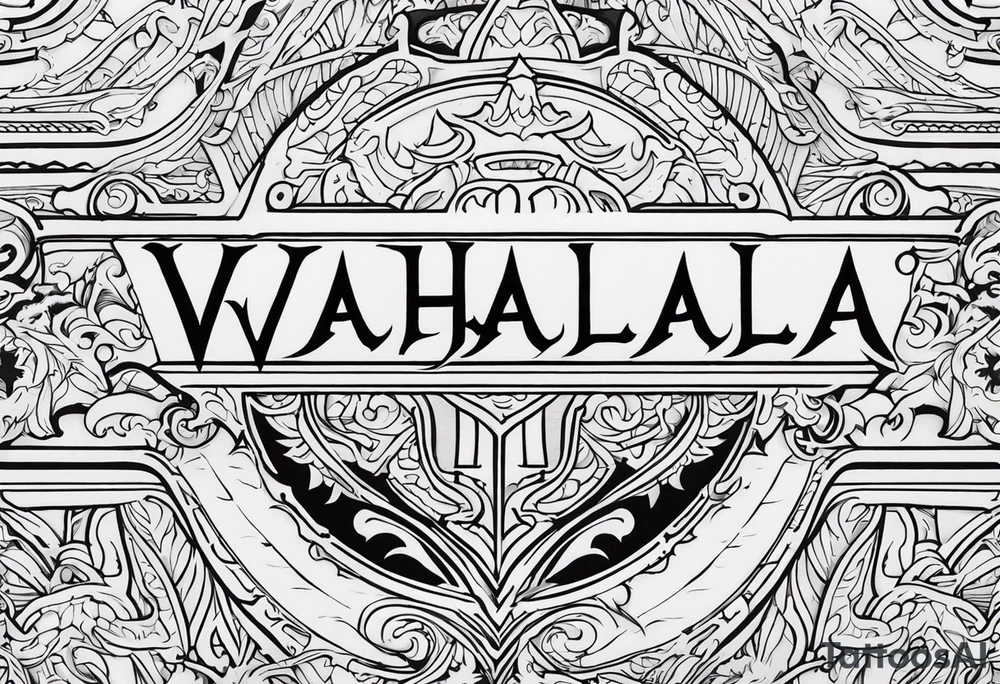 Valhalla tattoo idea