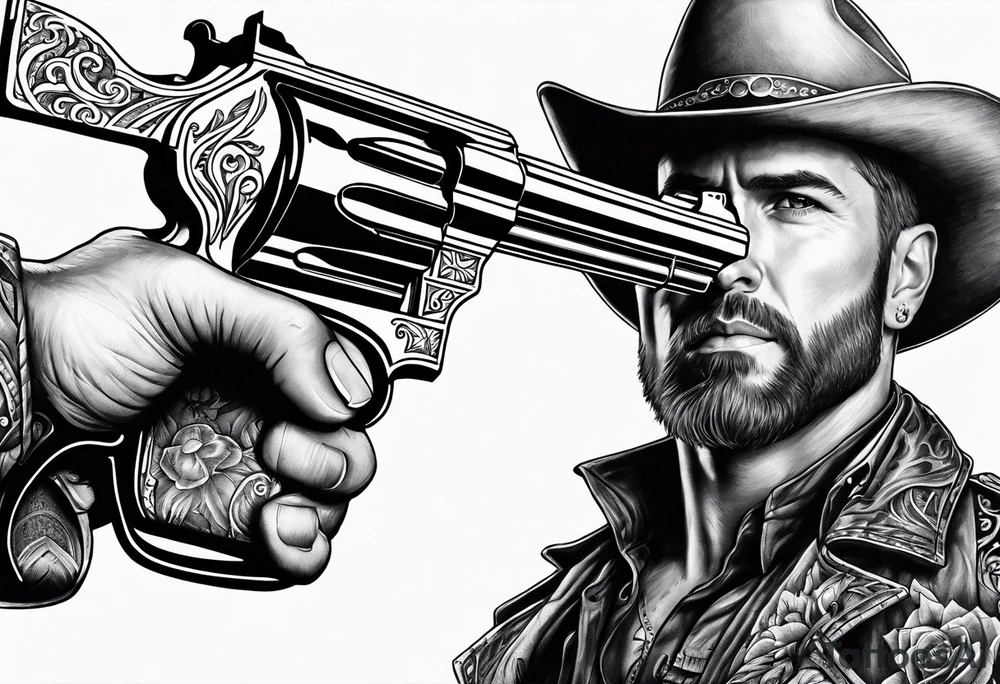 Gunslinger tattoo idea
