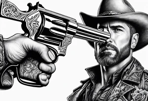 Gunslinger tattoo idea