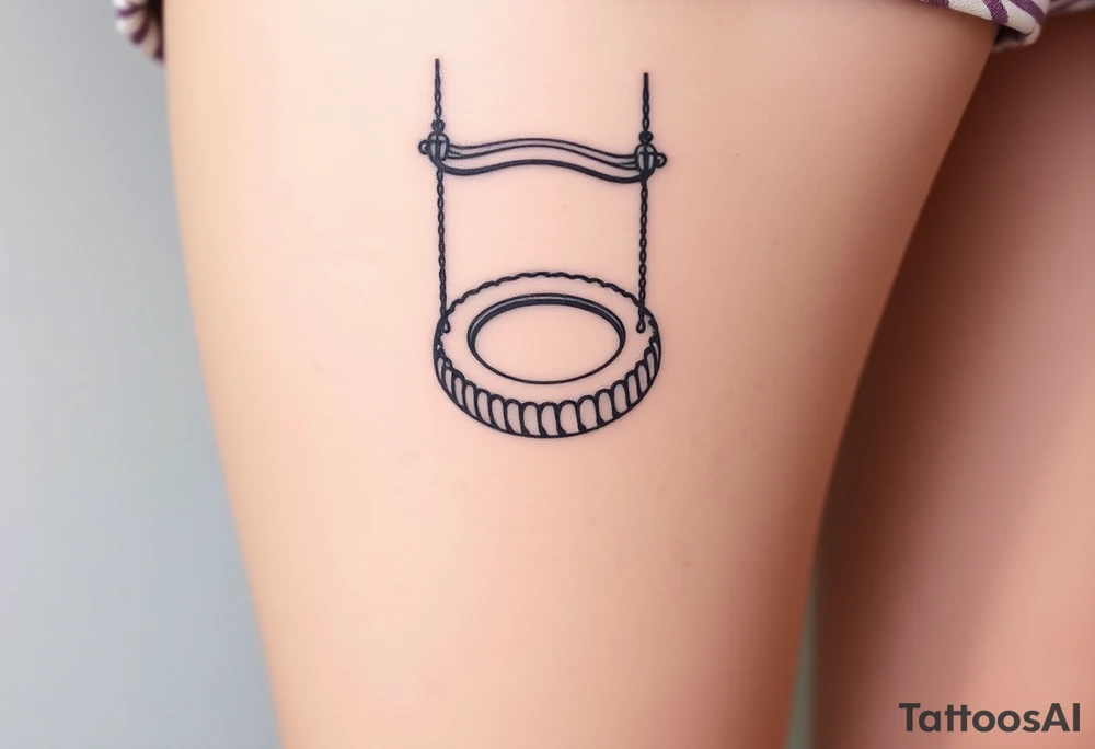 tire swing tattoo idea