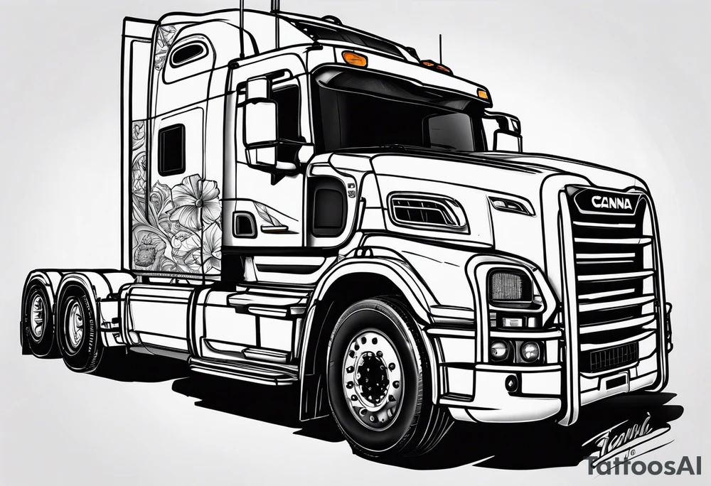 Scania v8 tattoo idea