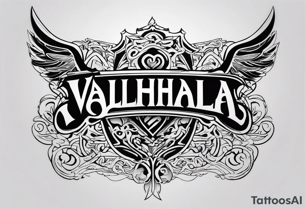 Valhalla tattoo idea