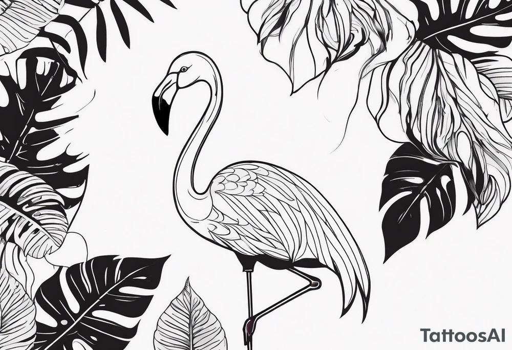 FLAMINGO tattoo idea