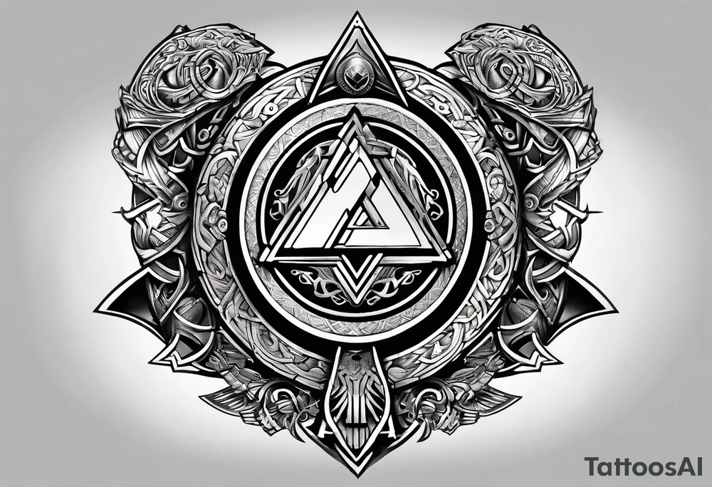 Valhalla round
shield axe sword valknut tattoo idea Valhalla round
shield axe sword valknut tattoo idea