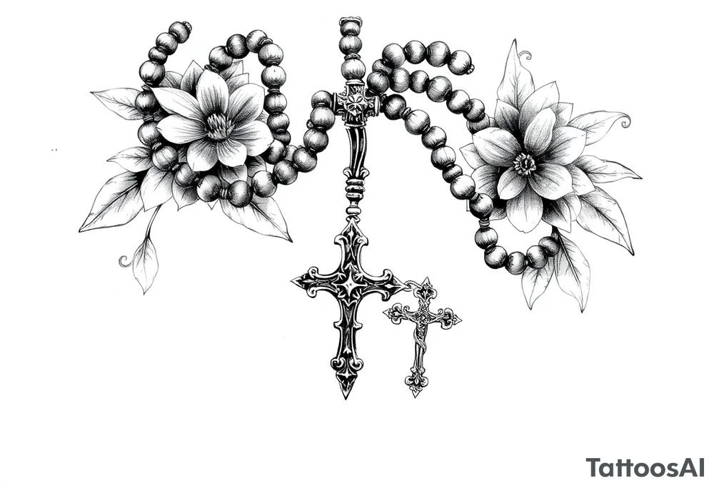 Rosary tattoo idea
