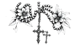 Rosary tattoo idea