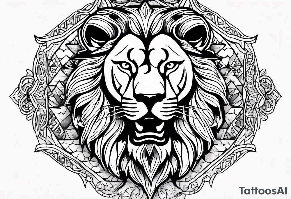 Morocco and lions tattoo idea