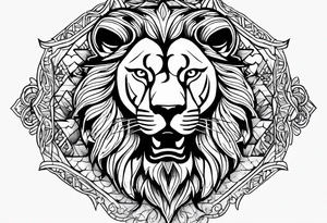 Morocco and lions tattoo idea