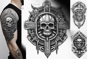 Adeptus mechanicus symbol tattoo idea