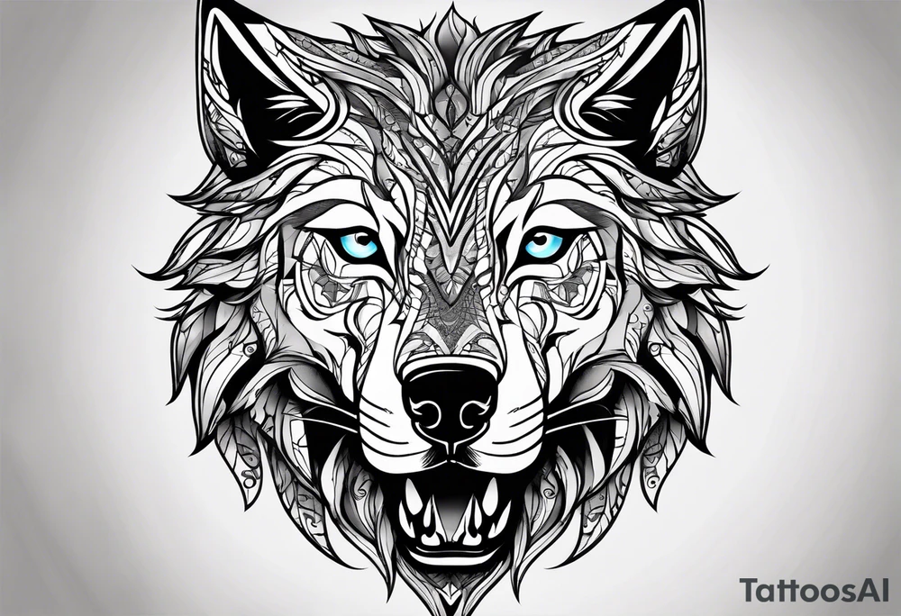 Lobo wolf for a male tattoo tattoo idea