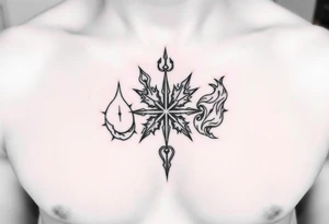 Four elements tattoo idea