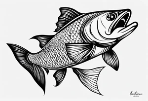 salmon arm tattoo tattoo idea