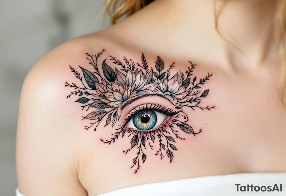 Tattoo in eye tattoo idea