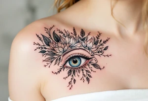 Tattoo in eye tattoo idea