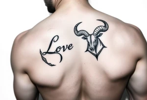 Love cancer and Taurus tattoo idea