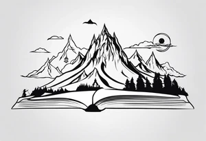 Lord of the rings and Harry Potter movie mashup. Small and very simple. tattoo idea