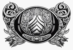 Rugby ball viking tattoo idea