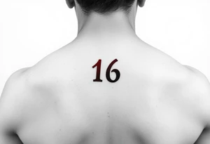 ジェファーソン
         16 
Red letter in the end of front of neck small letters tattoo idea