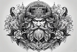 Valhalla world tattoo idea