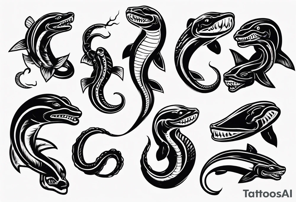 Electric eel tattoo idea