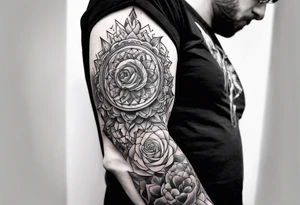 extreme tissue pain on elbow tattoo idea