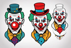 art the clown tattoo idea
