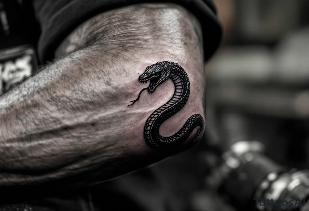 streetwear snake tattoo idea