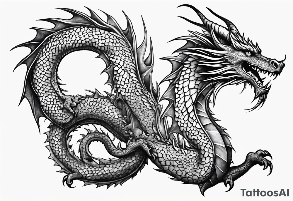Dragon tattoo idea