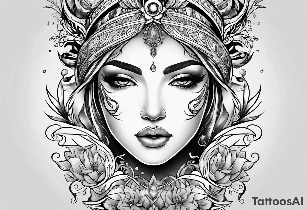 the virgo sign tattoo idea