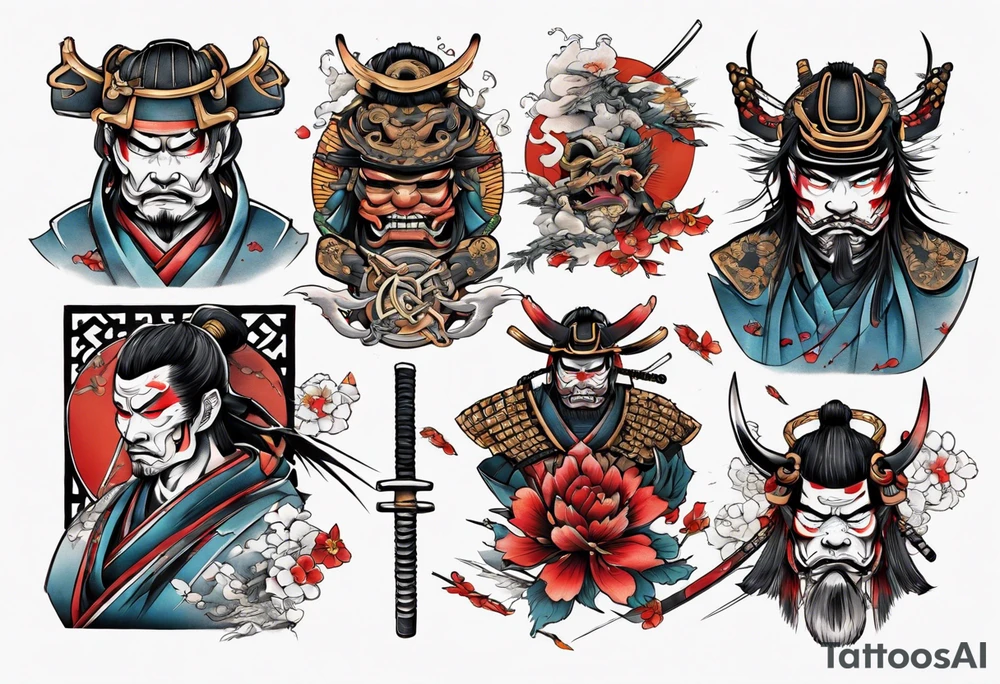 Samurai tattoo idea