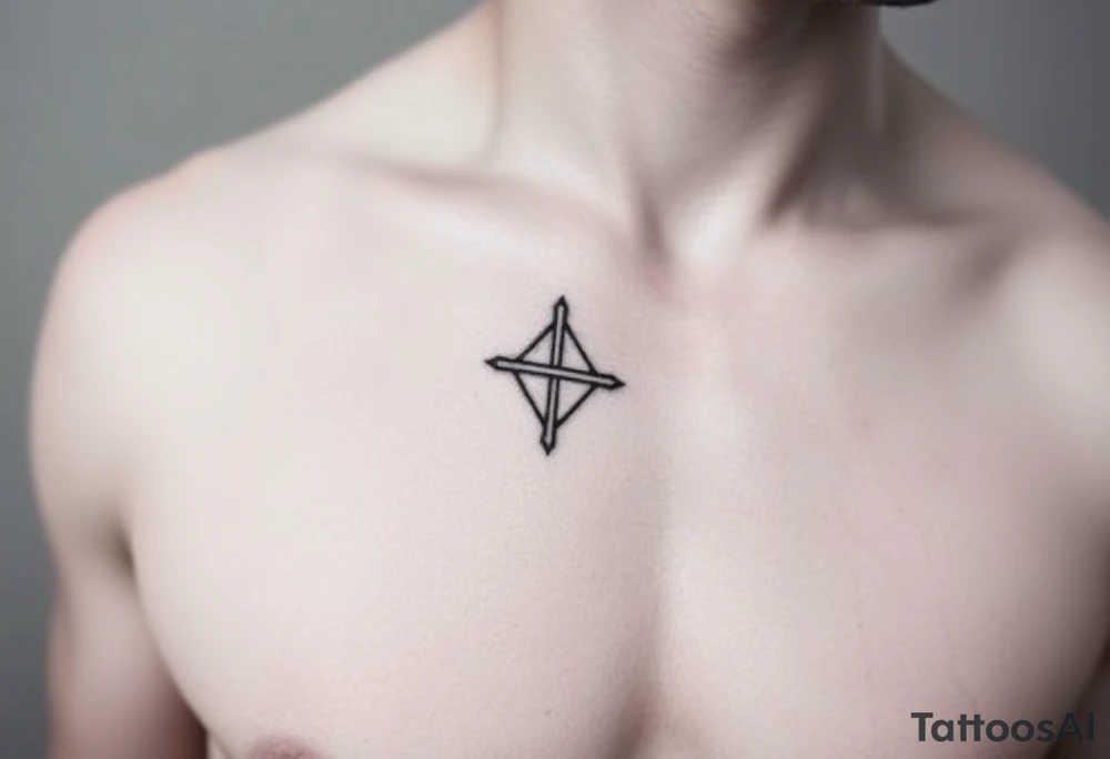 A small ; symbol tattoo idea