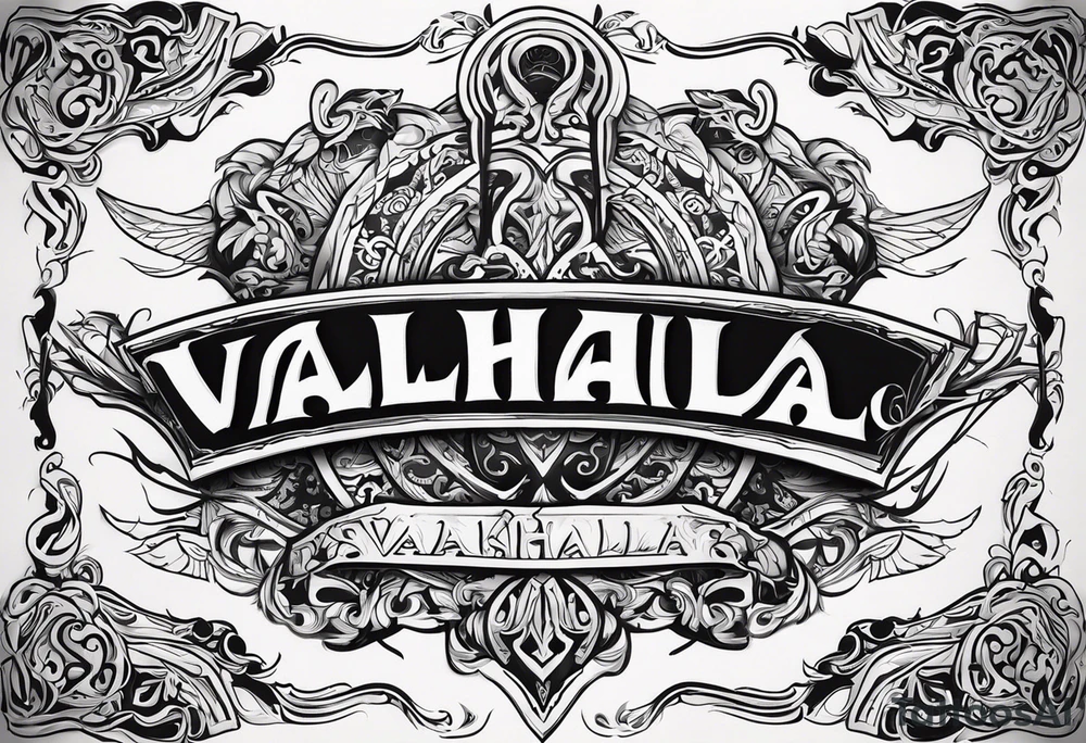 Valhalla tattoo idea