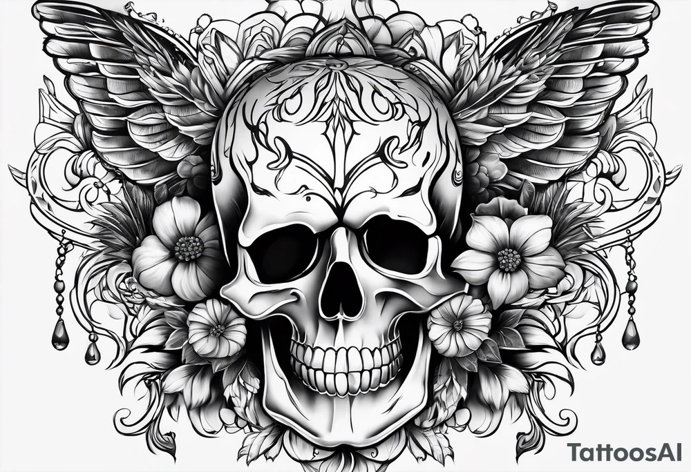 Loss of a friend tattoo idea