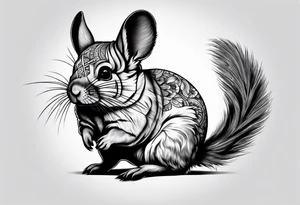 Chinchilla tattoo idea