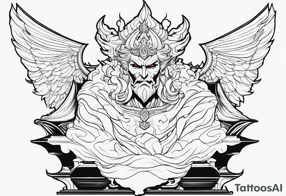 Hades estátua grega tattoo idea