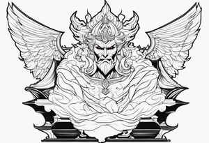 Hades estátua grega tattoo idea
