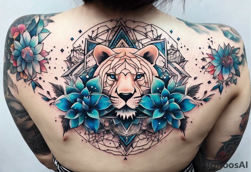 Constellation, animal snow , géométric , flower tattoo idea