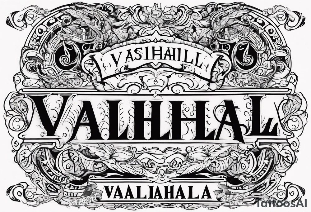 Valhalla tattoo idea