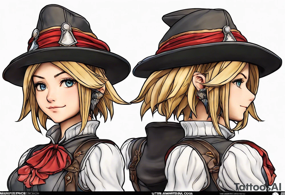 Beatrix from Final Fantasy IX tattoo idea