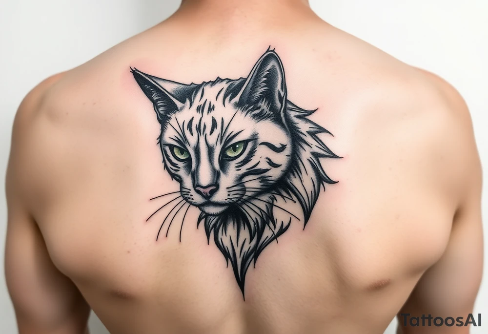Black Cat tattoo idea