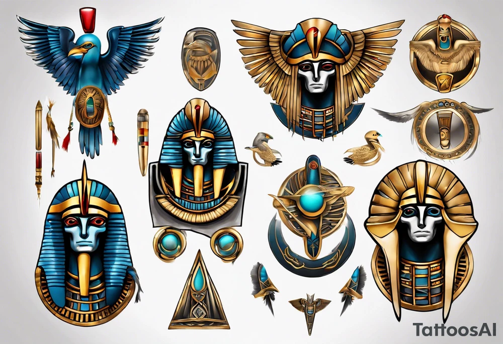 the legend horus tattoo idea