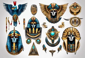 the legend horus tattoo idea