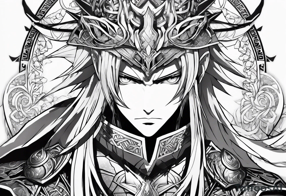 gilgamesh from fate stay night/zero tattoo idea