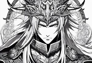 gilgamesh from fate stay night/zero tattoo idea