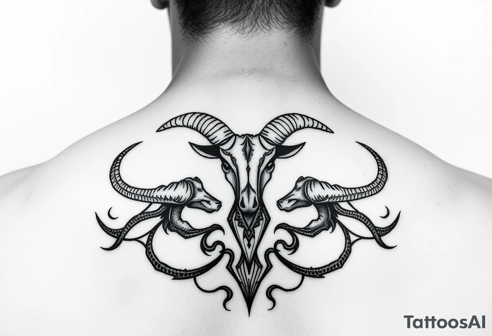 Love cancer and Taurus beautiful tattoo idea