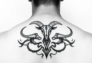 Love cancer and Taurus beautiful tattoo idea