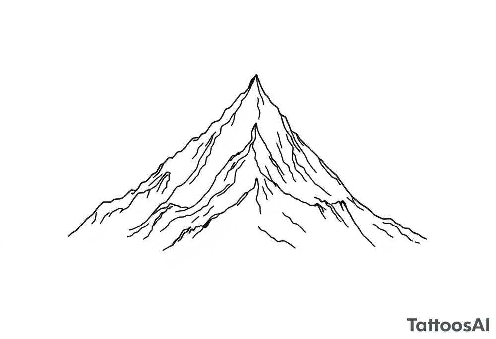 Mountain tattoo idea