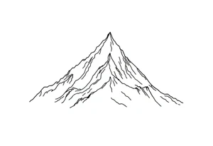 Mountain tattoo idea