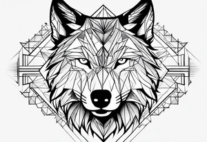 Wolf forearm tattoo idea