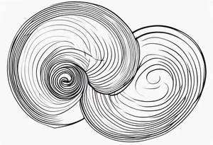 spiral tattoo idea